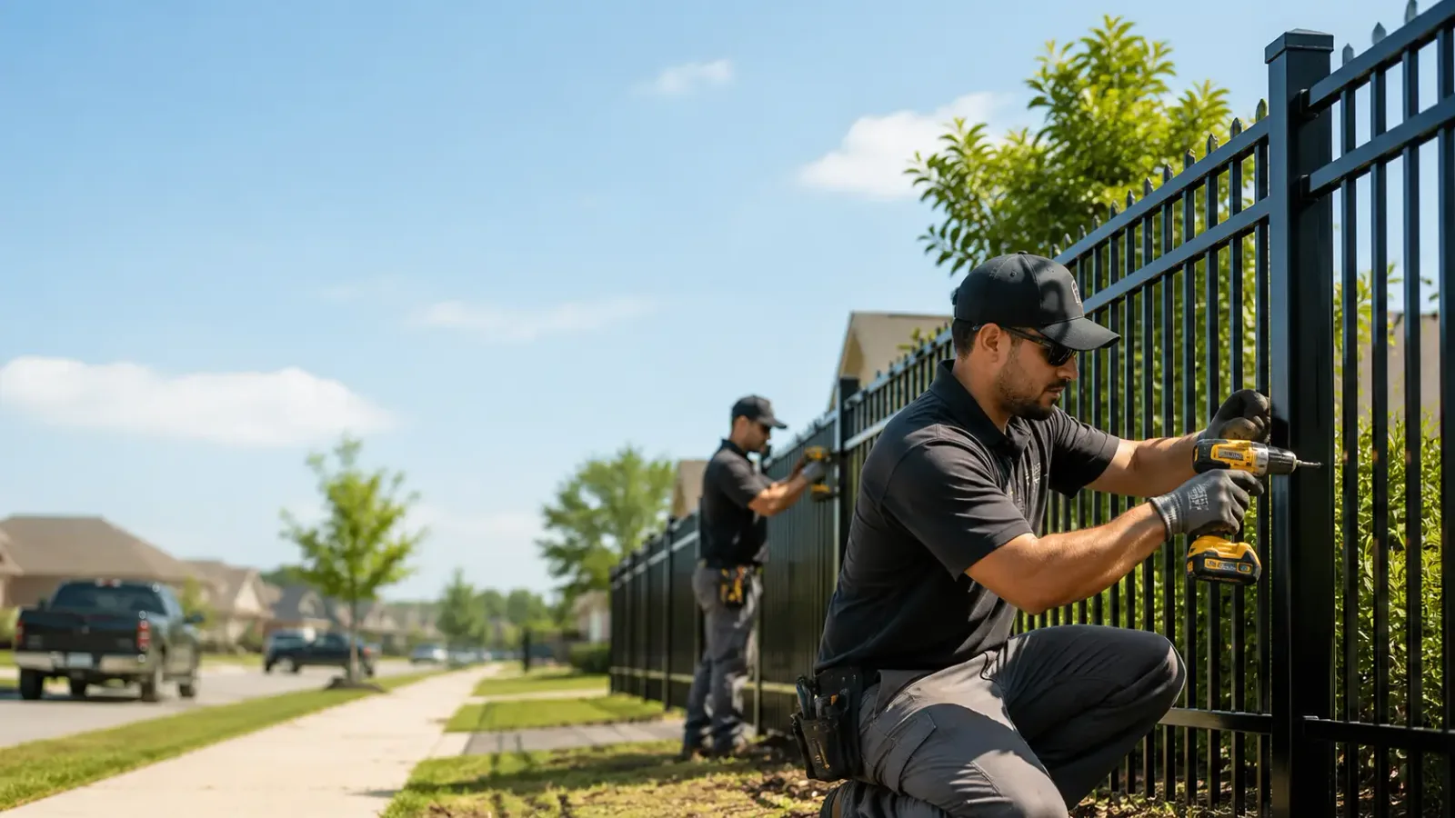 Metal Fence Installation in Dent, MN